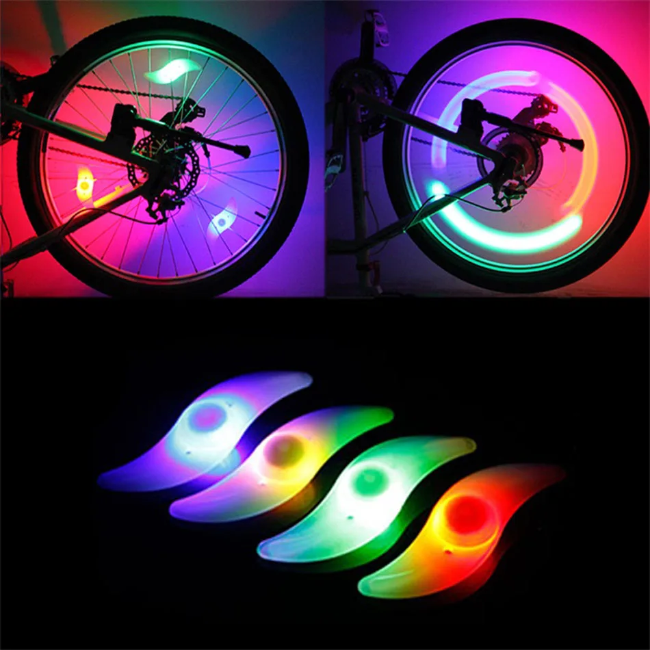 Serena spijsvertering Ieder Bicycle Bike Rim Lights LED Colorful Wheel Lights Bike Spoke Lights for  Mountain Bike BMX Warning Bike Cycling Rim LED Lights - AliExpress