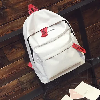

Backpack Female Ladies School Backpack Couple Schoolbag Travel Hiking Bag Solid Backpacks Collection Luminous Bags #N