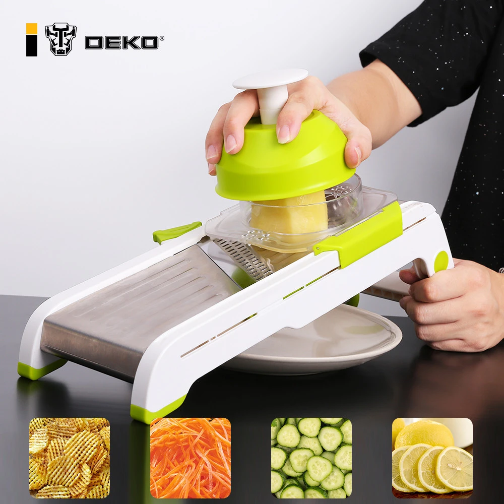 Deko Manual Kitchen Mandoline Cutter Multifunctional Stainless Steel Vegetable Shredder Fruits Chopper Grater Mandoline Slicer Shredders Slicers Aliexpress