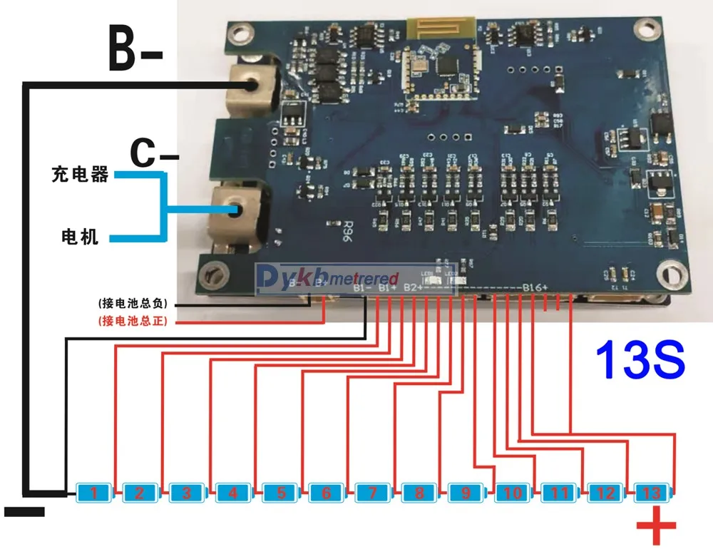 Умная Bluetooth 5 S-16 S 40A 80A 100A 150A литий-ионная Lipo Lifepo4 LTO литиевая батарея Защитная плата BMS APP 6S 7S 8S 10S 12s 13s