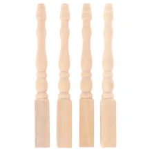 

4Pcs/lot Brain Game Kids Toys Dollhouse Miniature DIY Wooden 1:12 Furniture Leg Chair Table Wholesale