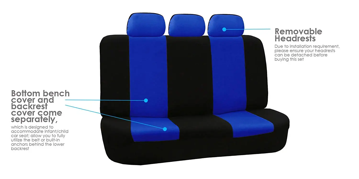 13 шт. три ряда 7 Seaters набор Плоских тканевых чехлов для автомобильных сидений многоцветная защита для автомобильных сидений подходит для большинства автомобилей внедорожник фургон грузовик фургон