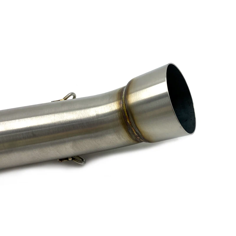  ZX10R ZX 10 R Exhaust Muffler Engine Middle Link Slip On Round Pipe (7)