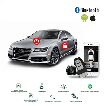 

Car Accessories Remote Start Car Alarm System Universal German Car Start Stop Button Keyless Entry System Central Locking Cardot