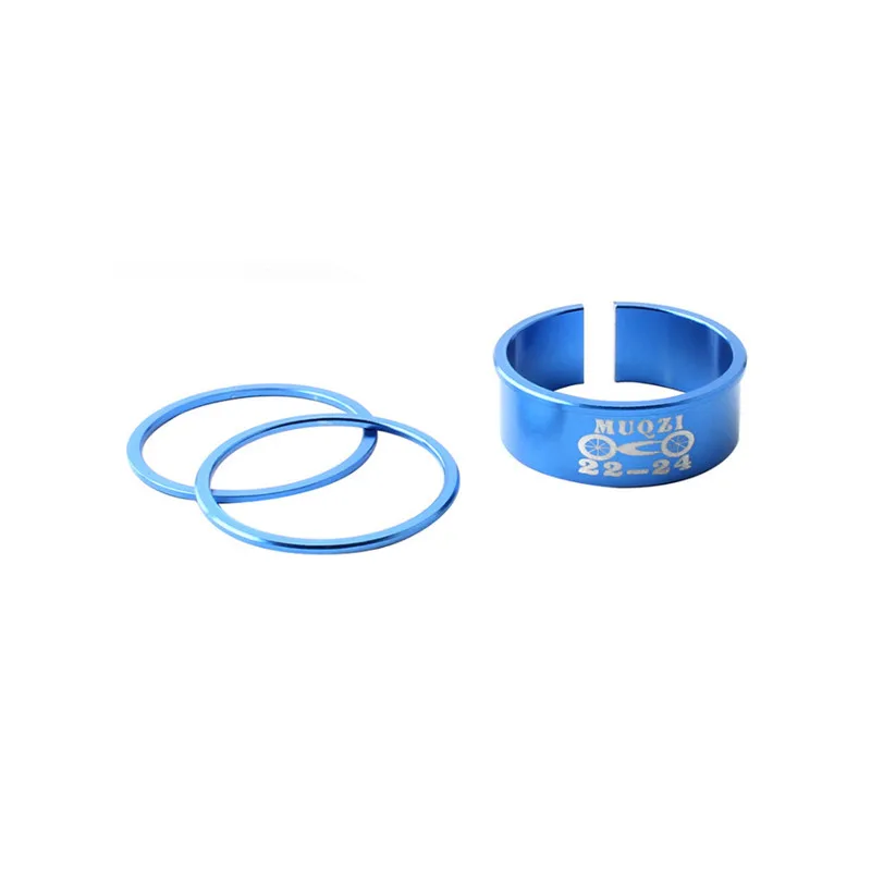 Bicycle Central Shaft Reducer Ring One-Piece Central Shaft Reducer Sleeve Adjustable Washer Adapter 24 To 22mm BB Axis