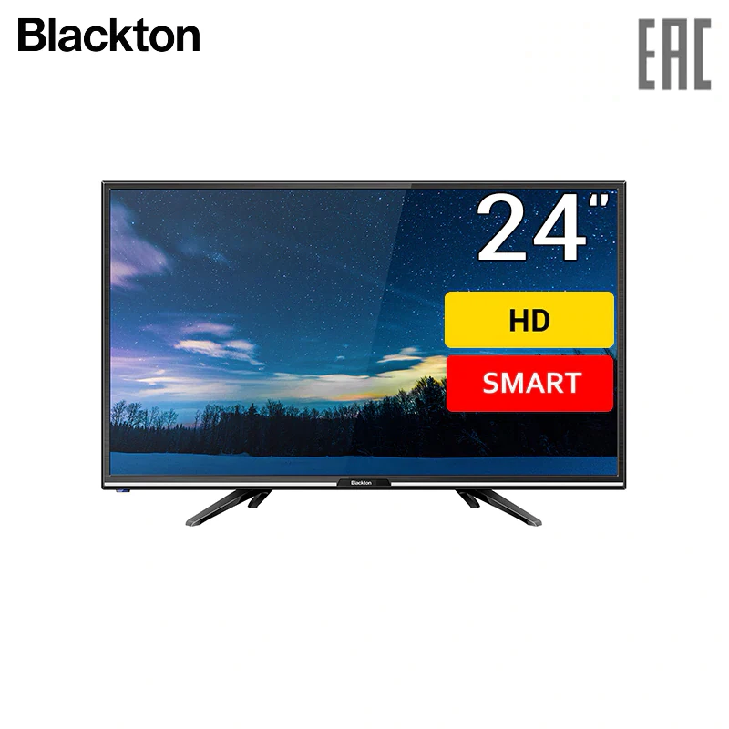 Телевизор 24&quot Blackton 24S01B Black HD SmartTV | Электроника