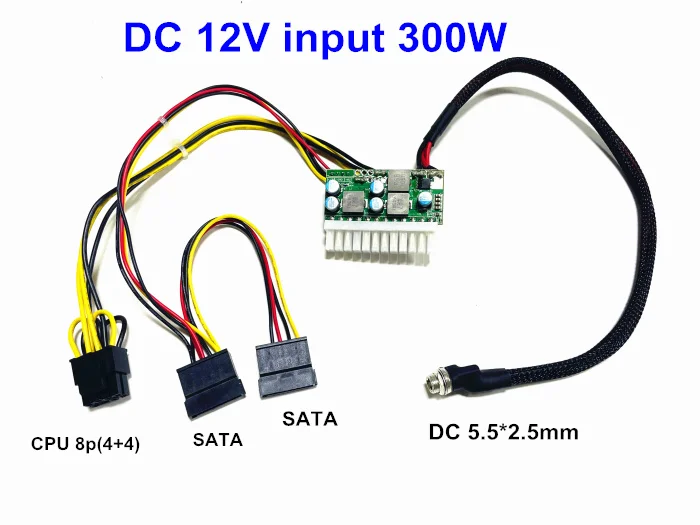 300W 12V entrada Pico ATX Switch Mineração