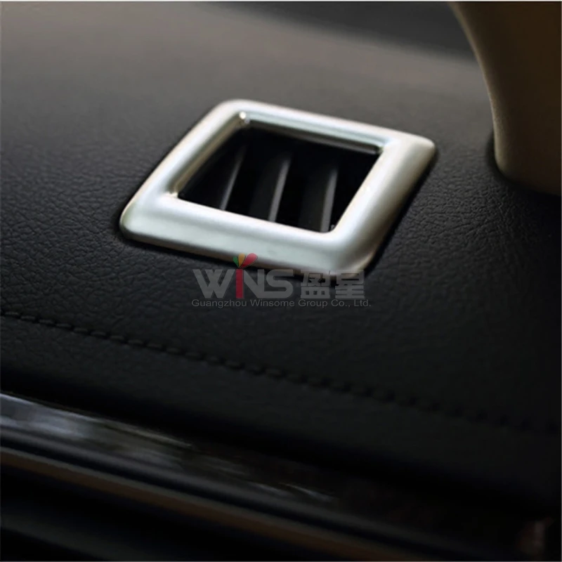 Для Toyota Camry XV50 2012 2013 интерьерные молдинги вентиляционное отверстие крышка отделка автомобиля Стайлинг Аксессуары Хром ABS