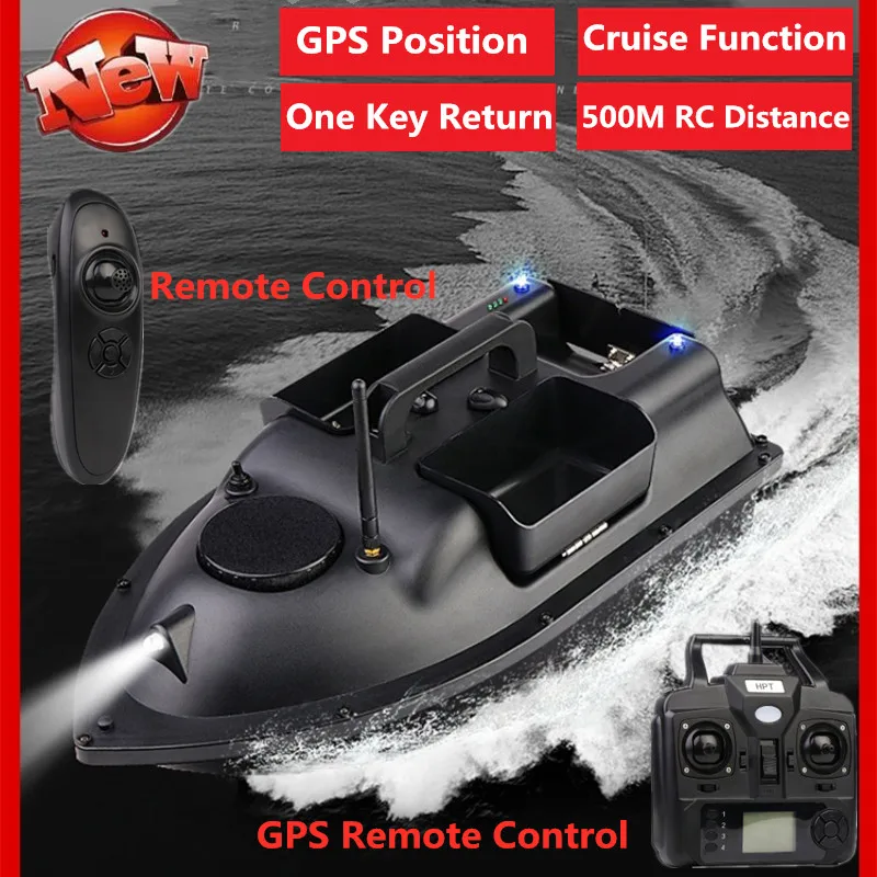 

500m RC Distance Fishing Bait Boat GPS Bait Boat GPS Postion Auto Cruise Remote Control Fishing Bait Boat with double motors