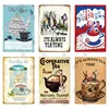 Keep Calm And Drink Tea Vintage Pattern Decorative Metal Sign Tin Board Home Wall Paste Hanging Metal Sign plaque for Coffee Sho ► Photo 3/6