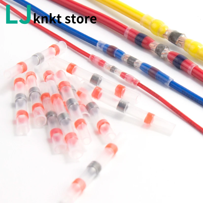 

Heat shrinkable solder ring bag waterproof connector insulation bag terminal 10/20/50/100pcs bag terminal SST-S21
