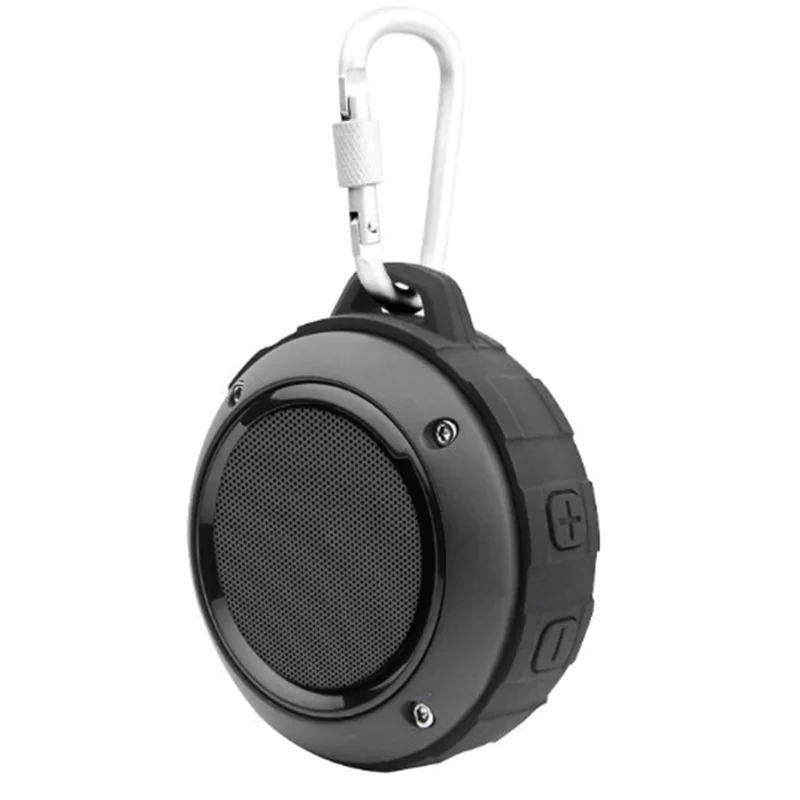 

Outdoor Waterproof Bluetooth Speaker,Wireless Portable Mini Shower Travel Speaker with Subwoofer, Enhanced Bass(Black)