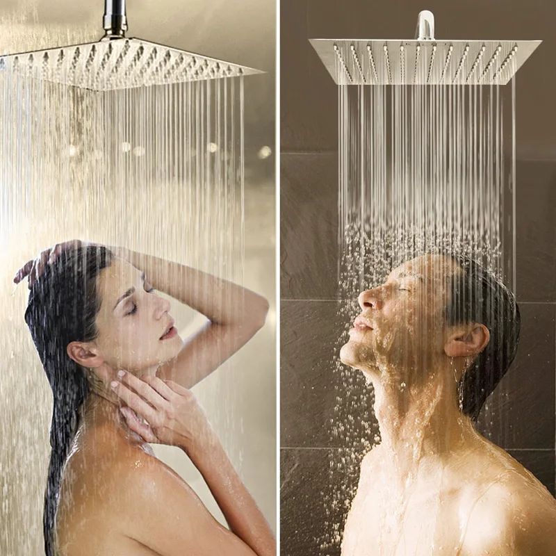 30cm-30cm-Stainless-Steel-Showerheads-12-inch-Square-Rainfall-Shower-Head-Ultra-thin-Rain-Shower-Faucet