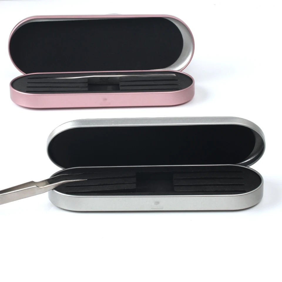 

NEWCOME Eyelashes Tweezers Storage Box Eyelashes Extension Beauty Tweezers Storage Box Tweezers Protection Case Organizer Makeup