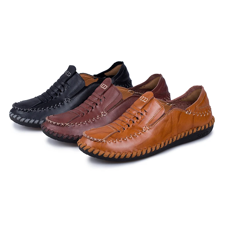 

Formal Shoes Men Loafers Men Slip on Wedding Dress Suit Men Dress Shoes Business Shoes Men Oxford Leather Zapatos Hombre *