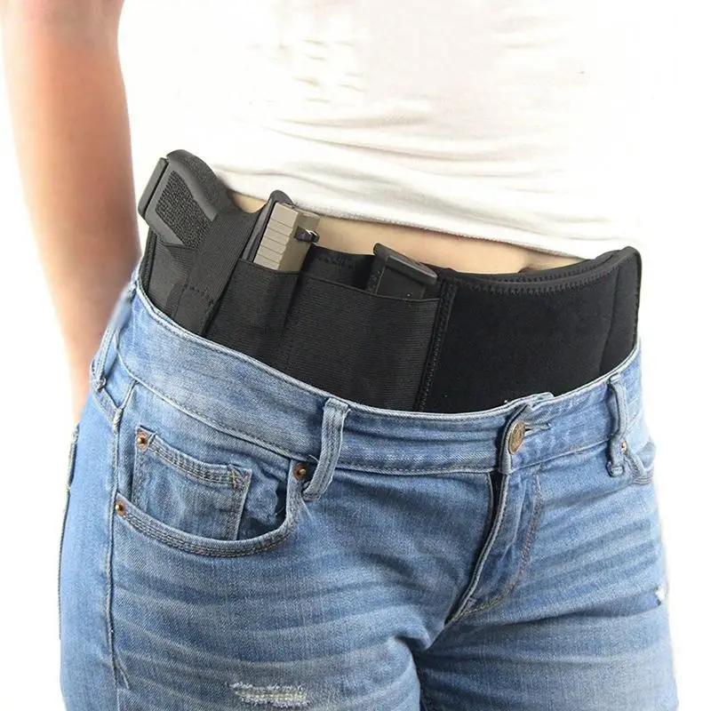 Tactical Gun Holster Concealed Carry Gun Case Pistol Holder Magazine Bag Military Gun Accessories Invisible Waistband Holster