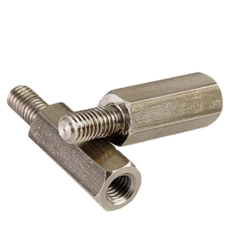 1pcs M6*50mm*12mm External Hexagon Single Pass Screw Extension