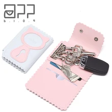 Мультяшный милый кот дизайн Модный женский мужской держатель сумки для ключей Автомобильный ключница для ключей наборы колец кошельки Органайзер многофункциональная сумка для ключей