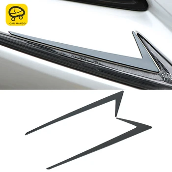 

CARMANGO For LEXUS NX200 NX300 NX300h Car Styling Front Light Lamp Headlight Cover Trim Frame Chrome Sticker Exterior Accessorie