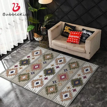 

Bubble Kiss Bohemian Style Carpet Colorful Geometric Pattern Decor Living Room Carpet Home Area Rug For Bedroom Kids Room Carpet