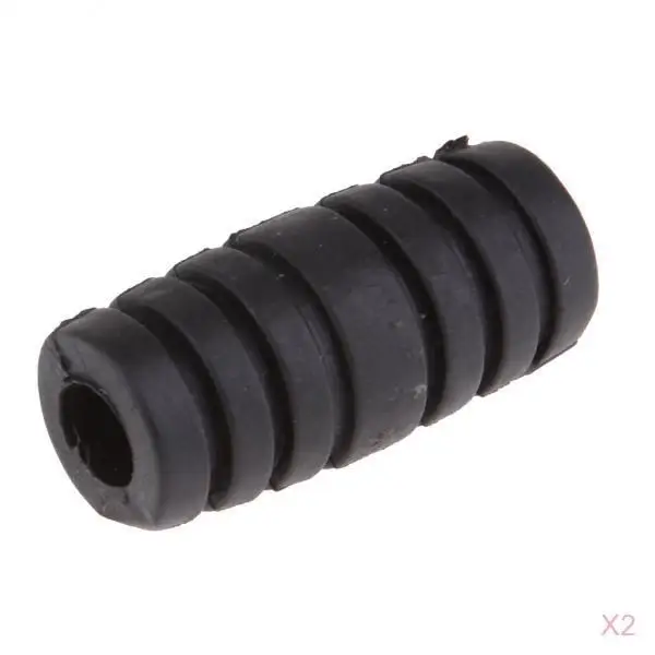 2pcs Round Gear Shift Brake Lever Peg Heel Pedal Cover for Honda MC22 VFR400