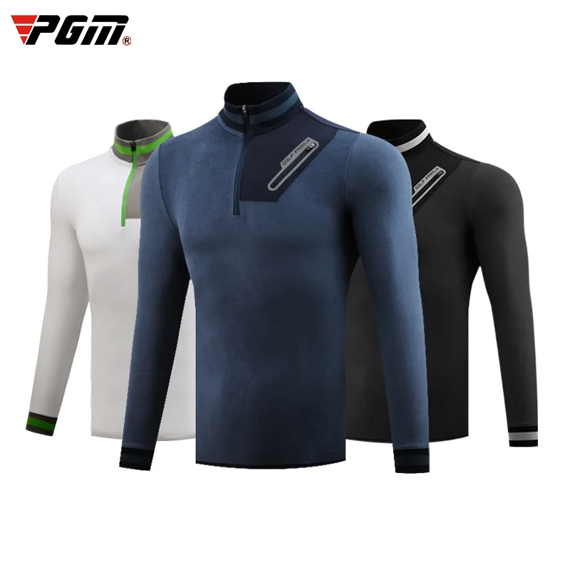

PGM Mens Winter Golf Clothing Outdoor Keep Warm Jacket Windproof Long Sleeve T-shirt Muscle Sportswear M-XXL D0837