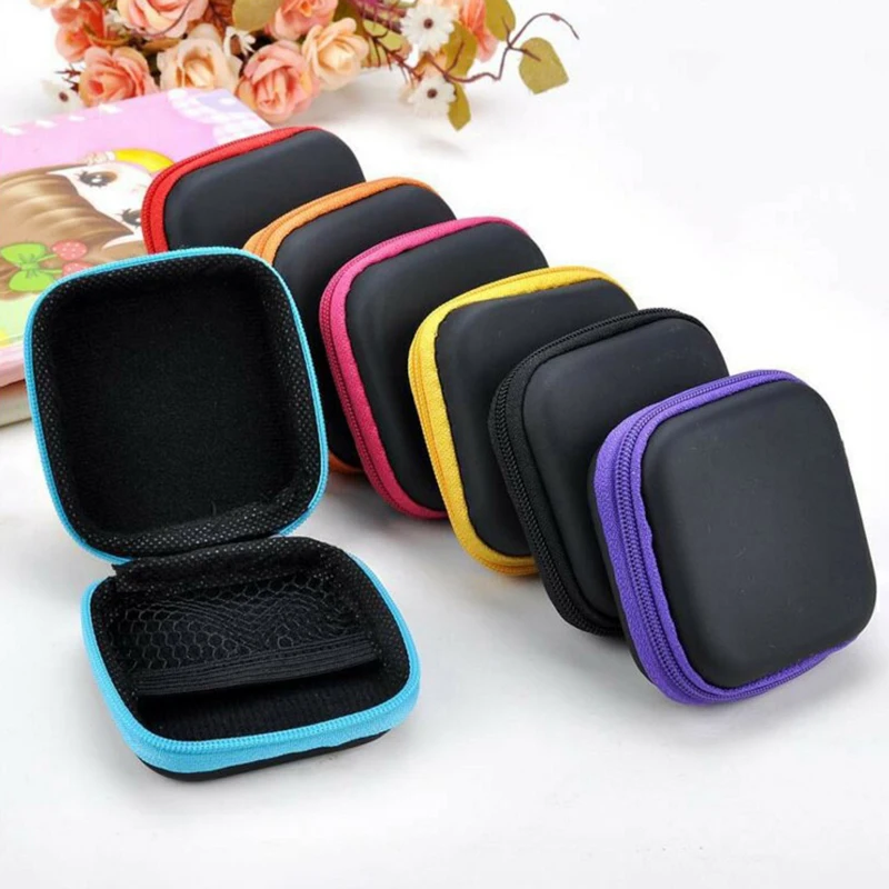 Cute Kids Mini Coin Purse Zipper Wallet Women Ladies Men Travel Earphone Key USB Cable SD Card Holder Bag Case