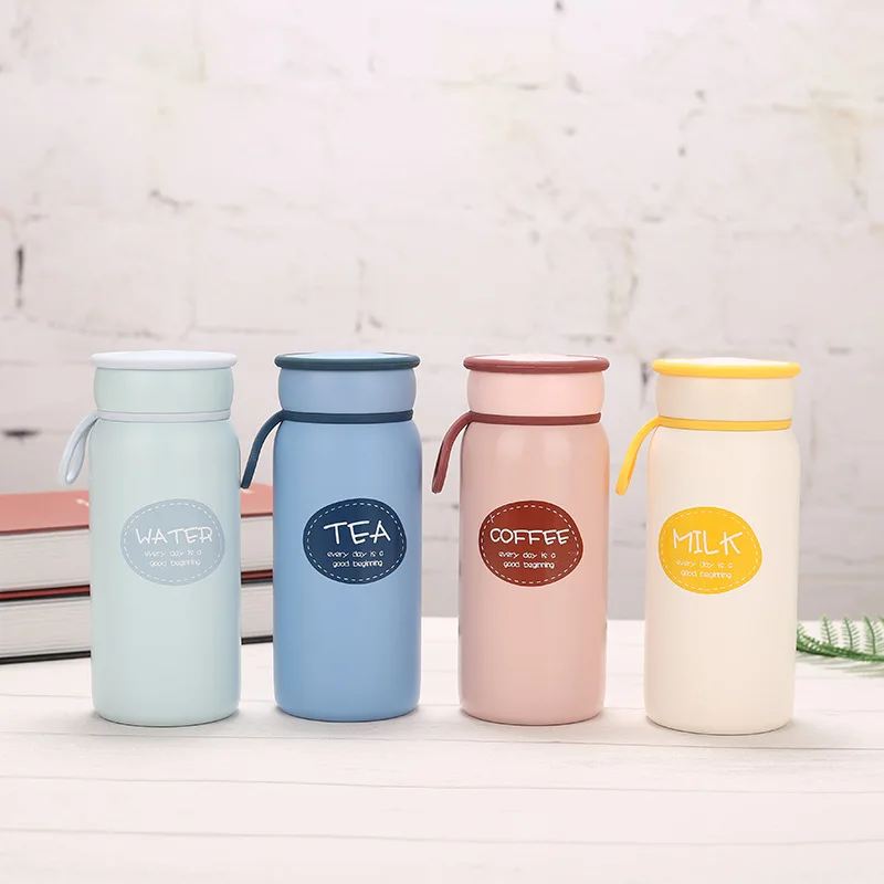 

New Style Stainless Steel Vacuum Flask Portable Cute Big Belly Student Cup Fashion Travel Sports High-grade Vacuum Flask