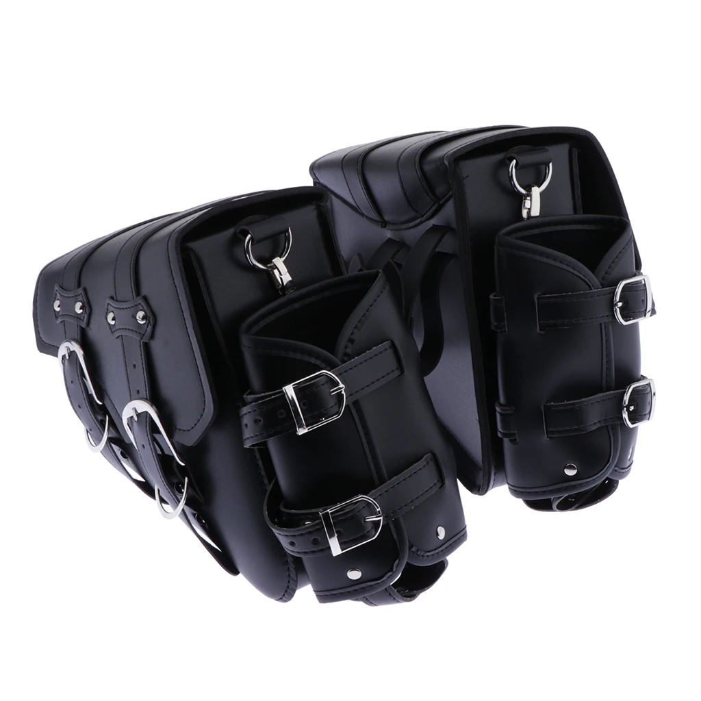 Боковая мотоциклетная сумка-чехол L &amp R держатель для бутылки с топливным маслом