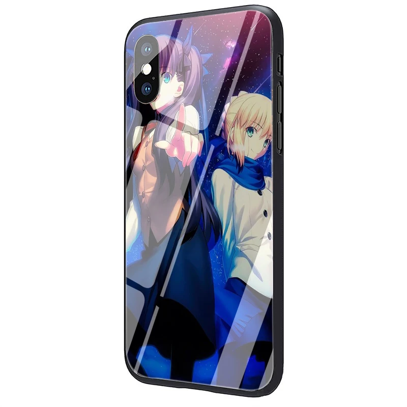 Чехол для телефона EWAU Fate Stay Night из закаленного стекла для iPhone 5 5S SE 6 6s 7 8 plus X XR XS 11 pro Max - Цвет: G9