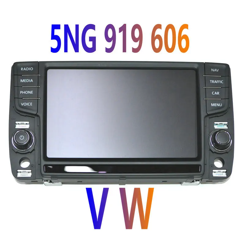 

V W original eight-inch mechanical button touch screen 5NG 919 606 5NG919606 Suitable for Golf MK7 Passat, Tiguan, Touran.......