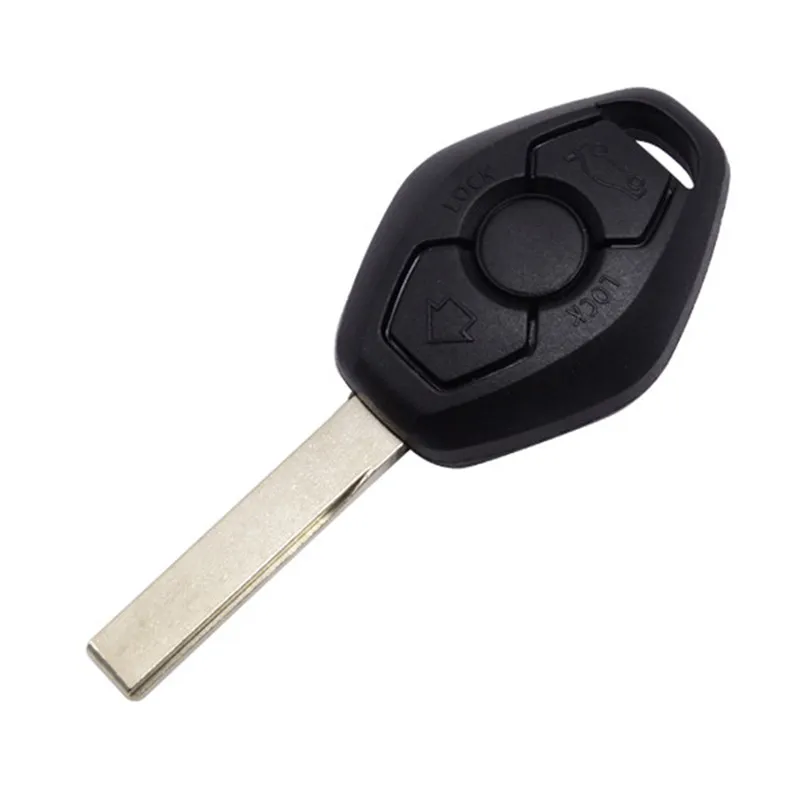 

XRSHKEY 3 Button Key Remote Fob Case Replacement Car Key Shell Cover Keyless Fob For E38 E39 E46 EWS System