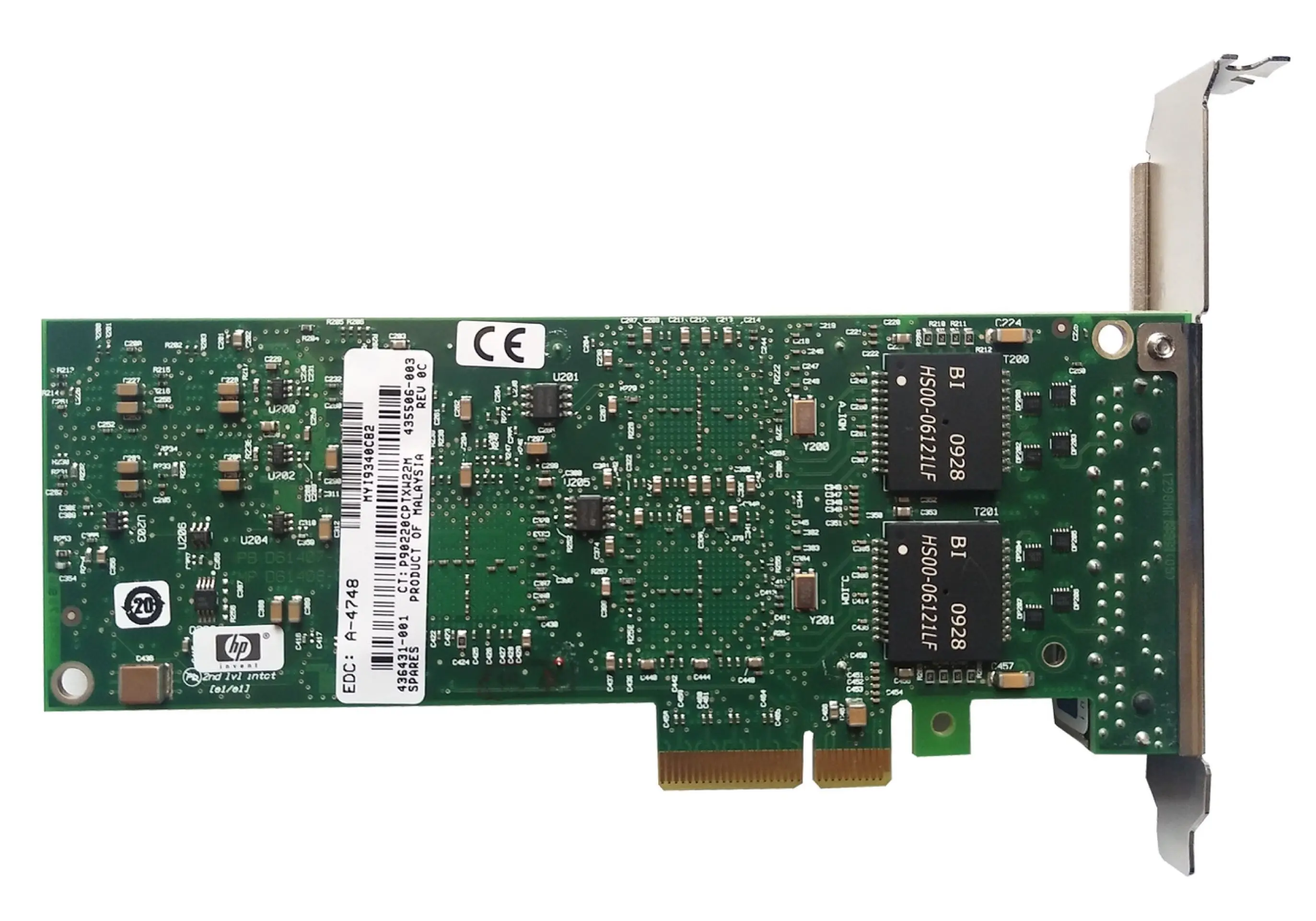 4 портовая Ethernet карта 436431 M NC364T 435508 B21 1000 001 1 Гб|Компьютерные кабели и разъемы| |
