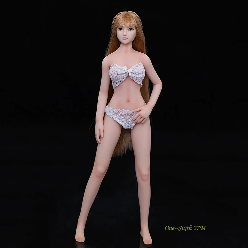 

1/6 Silicone Flexible Seamless Action Figure Female Body Medium Chest without Head 27cm Height