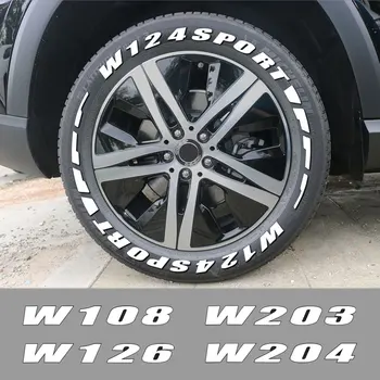 

3D Rubber Letters Car Tyre Stickers For Mercedes W205 W212 W204 W203 W210 W213 W220 W221 W222 W124 W126 W140 Car Accessories