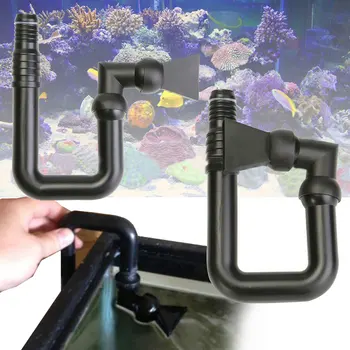 

Aquarium Outflow Pipe Multi Angle Return Hose Aquarium Outflow Pipe Duck Bill Nozzle Sump Multipurpose