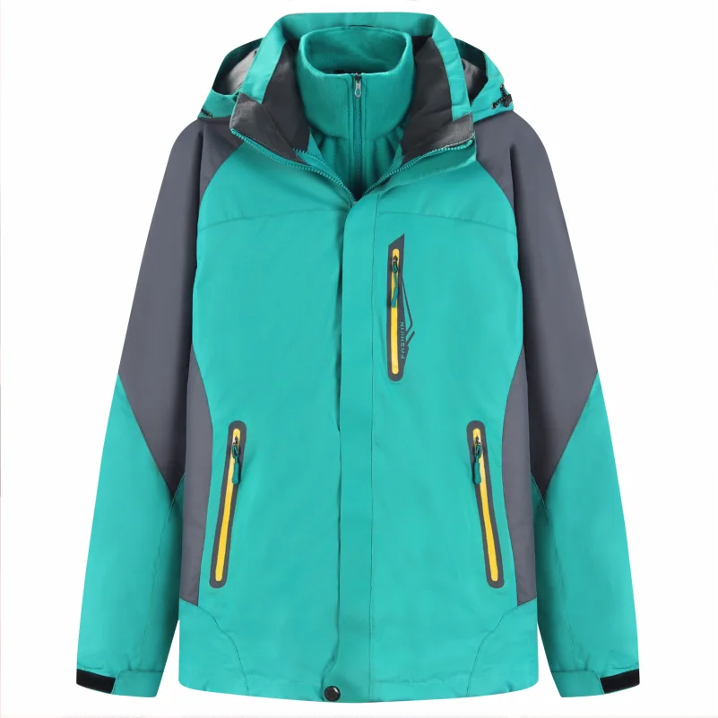 YOTEE 2021 Winter Parka Coat Men's Windproof Plus Velvet Thick