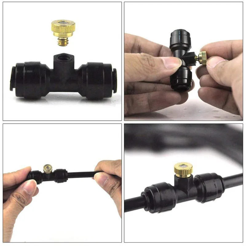 Trampoline Water Misting Kit Cooling System Sprayer Irrigation