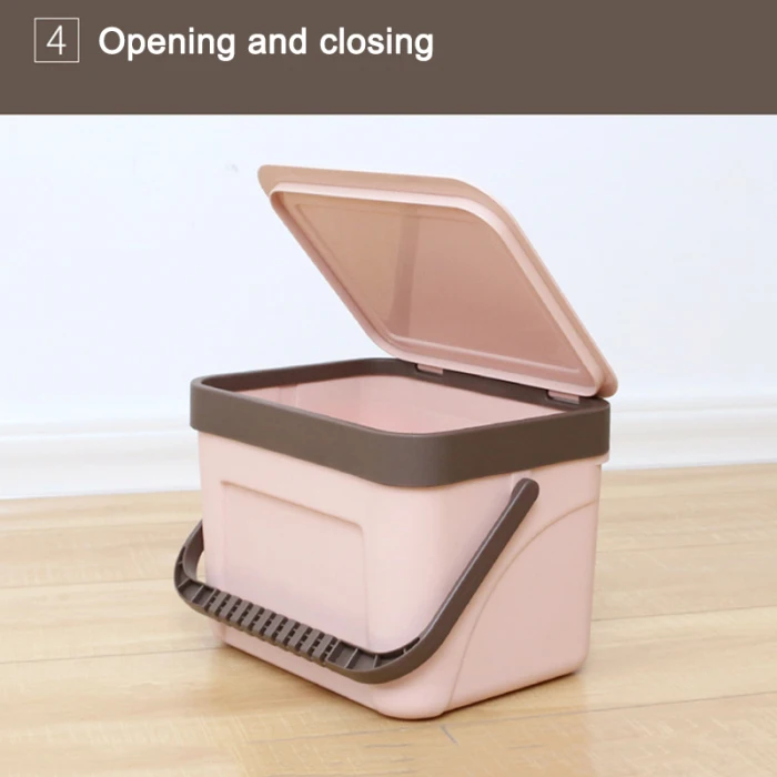 Trash Can Kitchen Wall Mounted Garbage Bin Recycle Compost Bin Bathroom Dustbin HFing