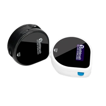 

2 Pcs Toothbrush Box UV Light Toothbrush Holder USB Charging Ultraviolet Tooth Brush Disinfection Box