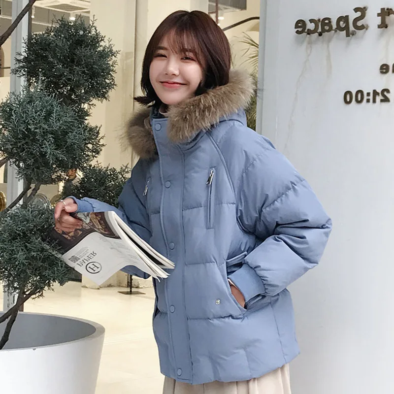 

Dongdaemun down Jacket Cotton-padded Clothes Women's Short 2018 Winter New Style Korean-style Warm Thick Cotton-padded Jacket-St