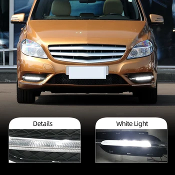 

CSCSNL 2Pcs For Mercedes Benz W246 B180 B200 2011 2012 2013 2014 Car DRL LED 12V Daytime Running Lights daylight lamps