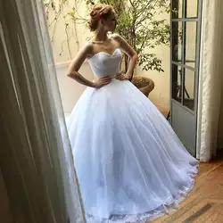 Vestido De Novia Простые Свадебные платья из фатина 2019 без бретелек без рукавов принцесса vestido De Noiva Vestido Longo Платье Невесты