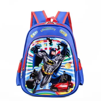 

Personality Cartoon Superhero Kindergarten SchoolBag Boys Backpack For Children Birthday Christmas Gifts Kids Mochila
