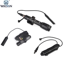 WADSN M600C Sout Flashlight LED Light LA PEQ-15 Laser with Dual Control Augmented Pressure Switch Block Accessory Kit