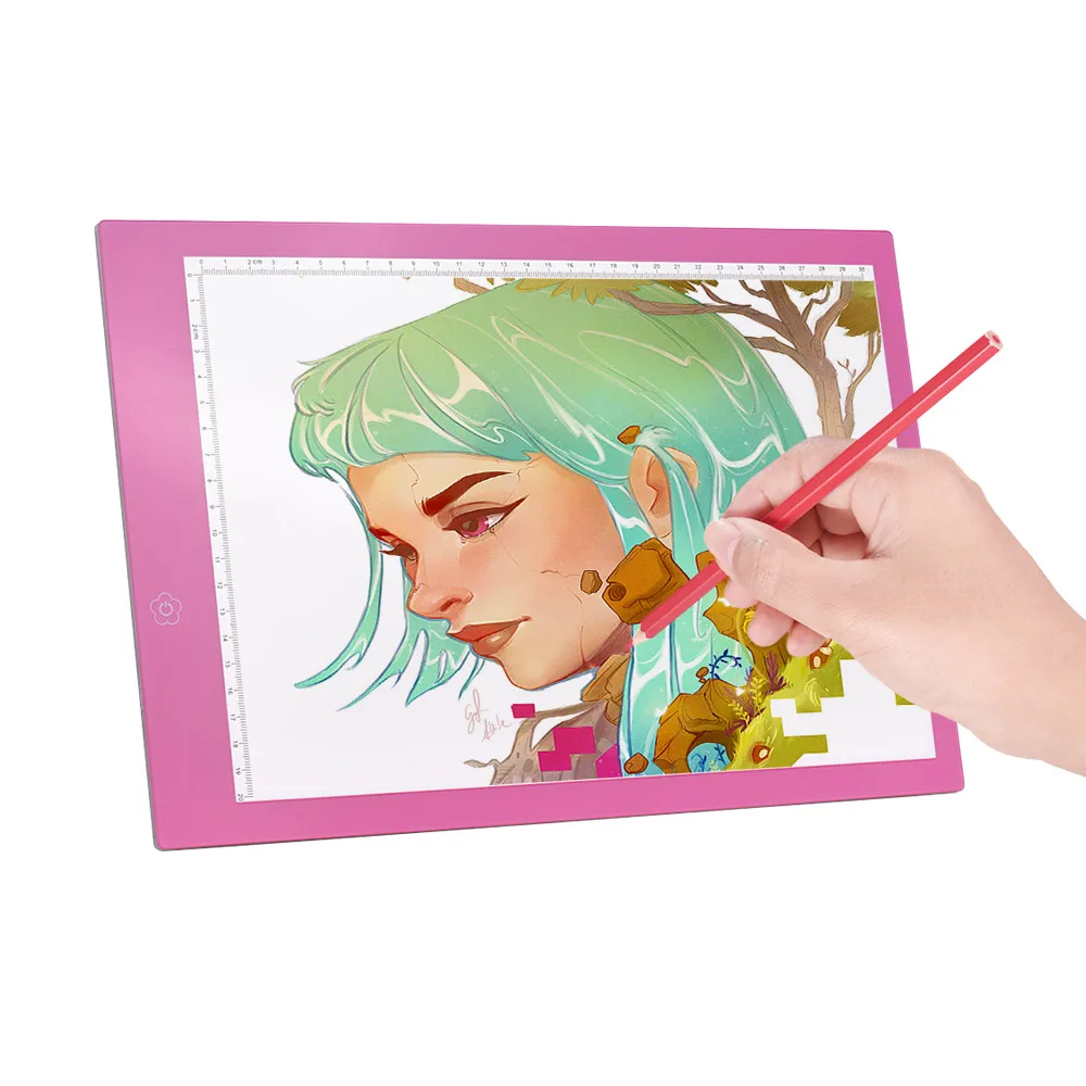 

Ultra-thin A4 LED Light Box Writing Painting Tracing Board Copy Pad Panel Drawing Tablet Sketch Boards Art Artcraft Stencil