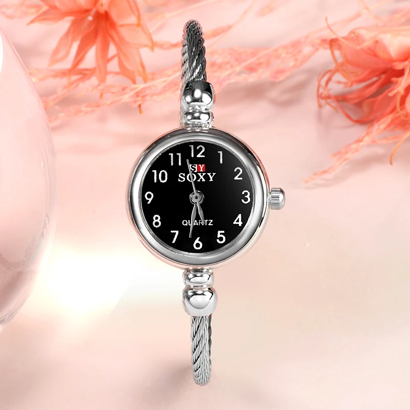SOXY Peacock Blue Women's Bracelet Watches For Women Luxury Ladies Watch Full Steel relogio feminino NEW Wristwatch