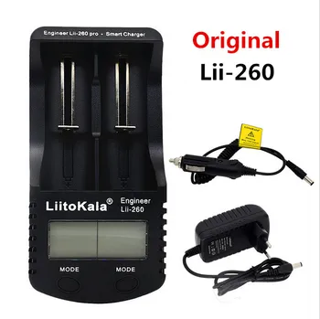 

LiitoKala lii-260 LCD 18650/16340 Intelligent Battery Charger,Detection of lithium battery capacity/internal resistance/voltage