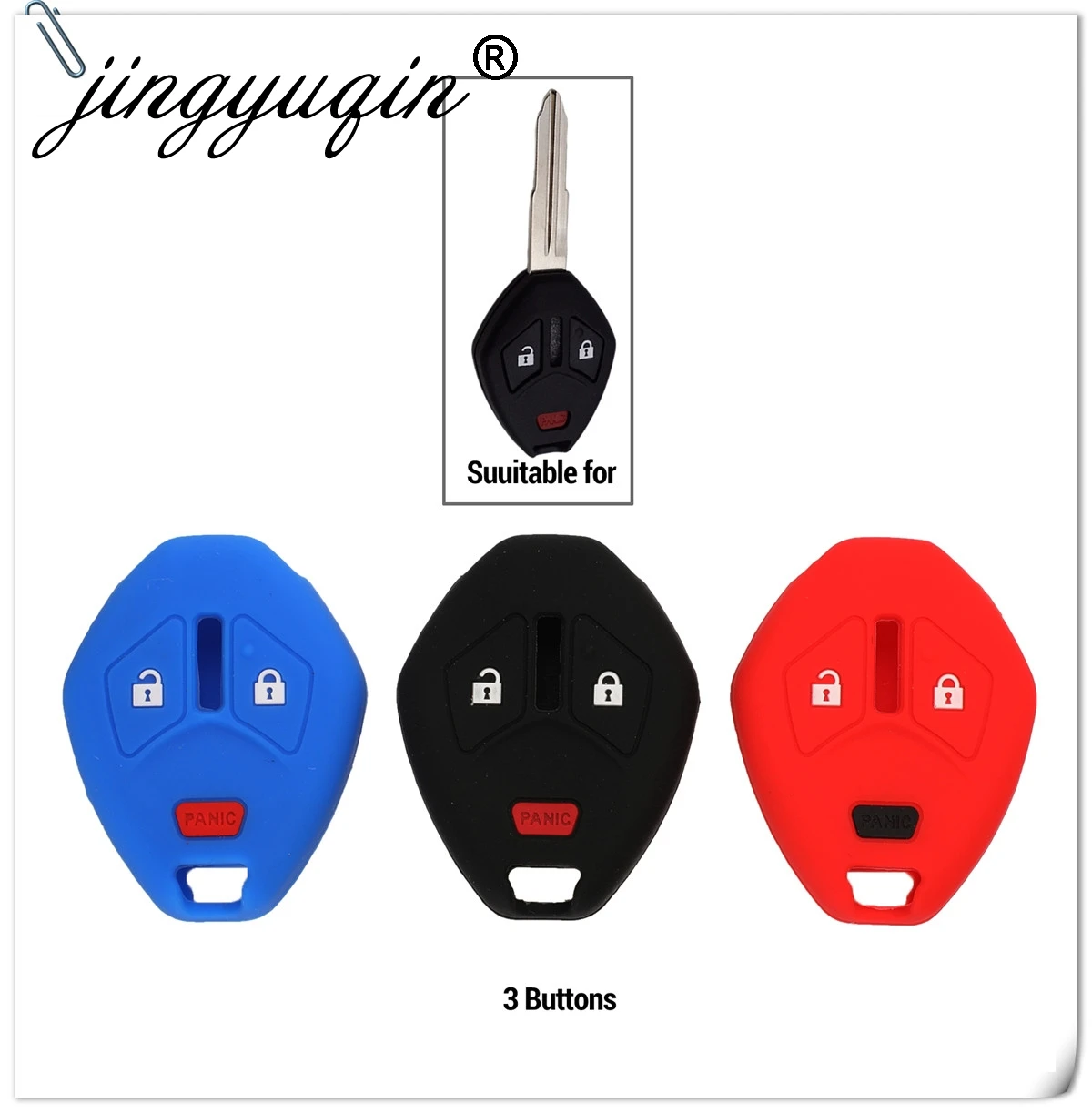 Jingyuqin-30-pz-lotto-gomma-di-Silicone-chiave-fob-Scase-per-Mitsubishi-Eclipse-Galant-Lancer-Raider.jpg Keyforkess 30 pz/lotto gomma di Silicone chiave fob Scase per Mitsubishi Eclipse Galant Lancer Raider sforzo Outlander copertura a distanza - Jingyuqin 30 pz lotto gomma di Silicone chiave fob Scase per Mitsubishi Eclipse Galant Lancer Raider