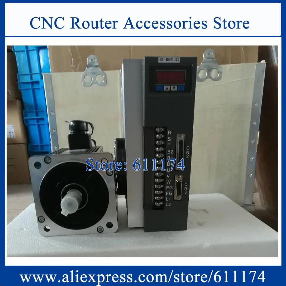 

Высококачественный серводвигатель переменного тока AC380V 110ST-M05030 3000 кВт 55 нм 50 кгс/см об/мин Серводвигатель переменного тока и драйвер с кабелем 3 м